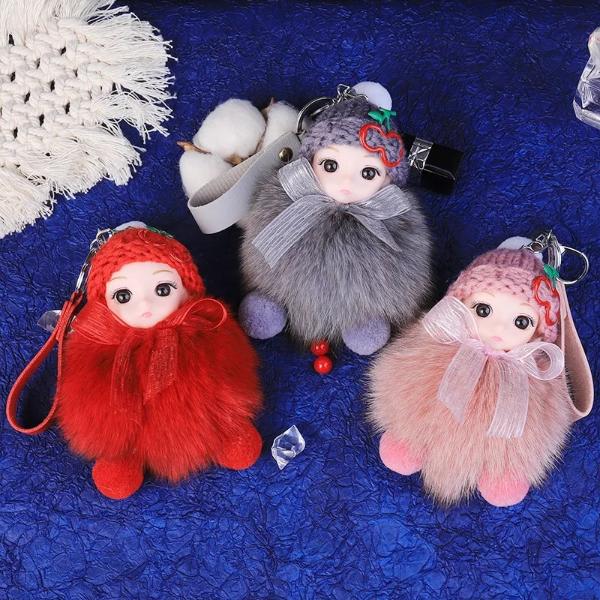 FREE GIFT Pompom Sleeping Baby Plush Keychain