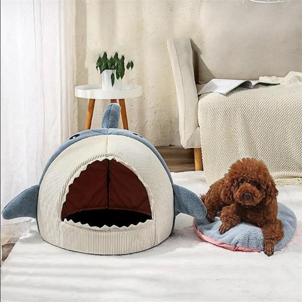 Shark, Angler & Puffer Fish Cat Bed