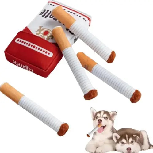 Cigar Plush Dog Toy