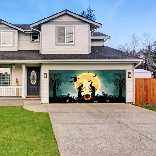 Halloween Garage Door Decoration