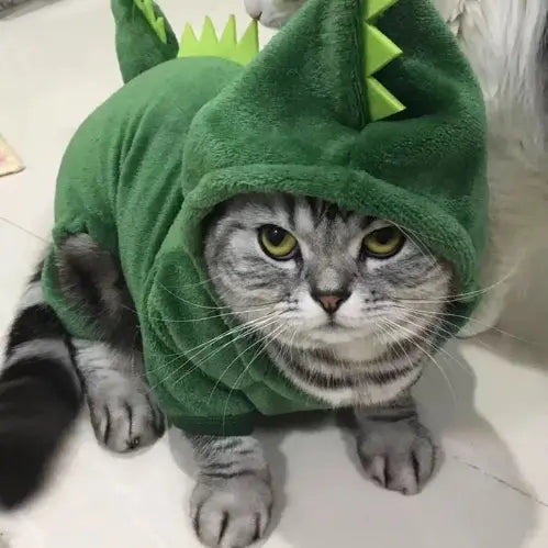 Dinosaur Cat Dog Halloween Costume