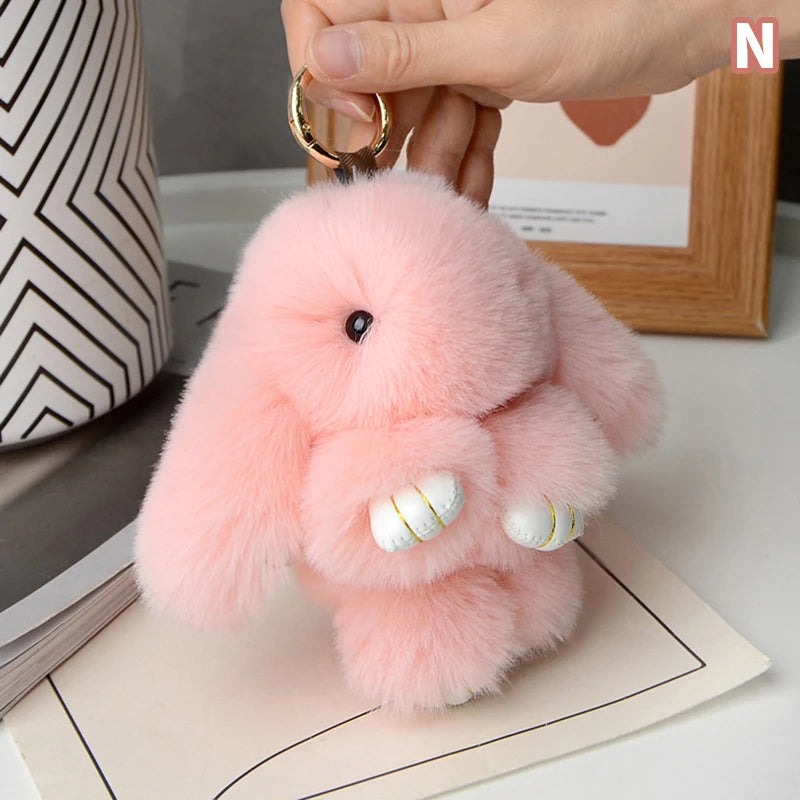 Rabbit Plush Key Chain Bag Pendant