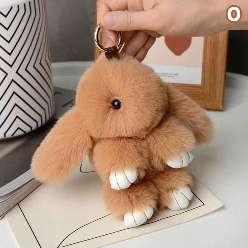 Rabbit Plush Key Chain Bag Pendant