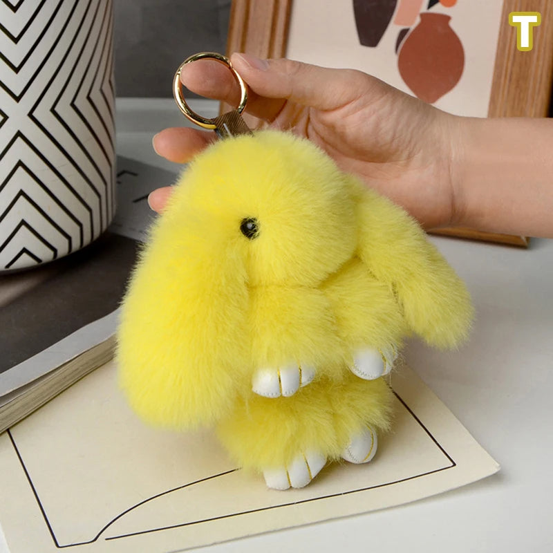 Rabbit Plush Key Chain Bag Pendant