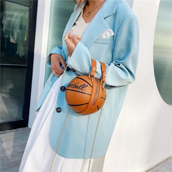 DribbleDazzle Basketball Crossbody Bag