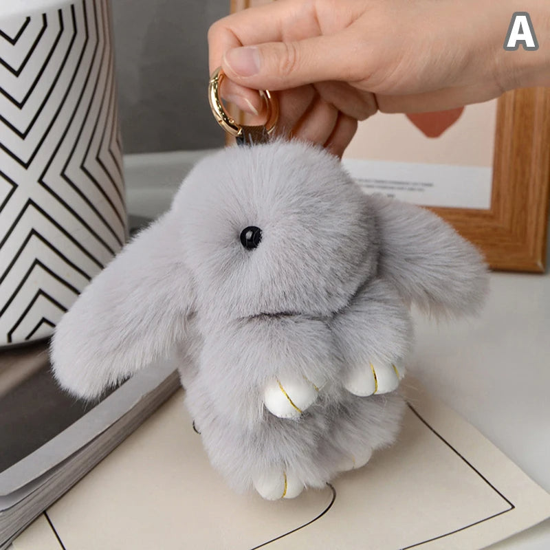 Rabbit Plush Key Chain Bag Pendant