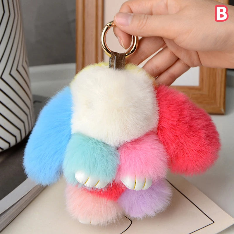 Rabbit Plush Key Chain Bag Pendant