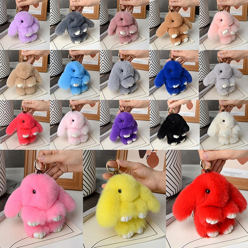 Rabbit Plush Key Chain Bag Pendant