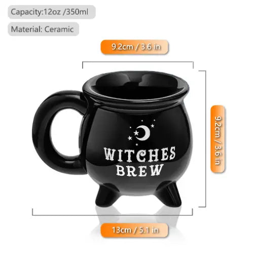 Halloween Mug Collection ( Witch Brew, Pumpkin & Ghost Elf)