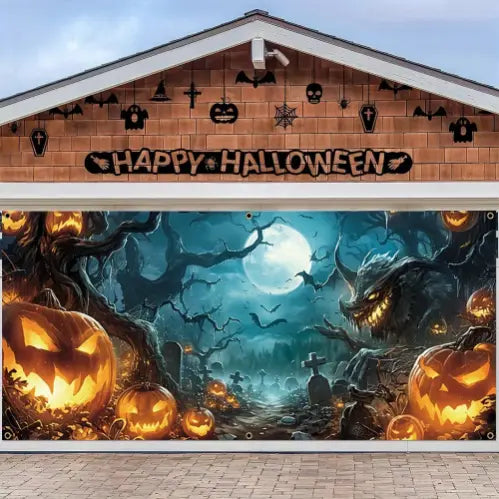 Halloween Garage Door Decoration