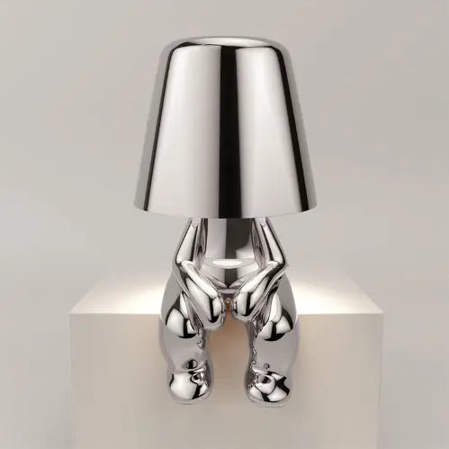 Little Shy Man Weener And Golden Man Night Lamp