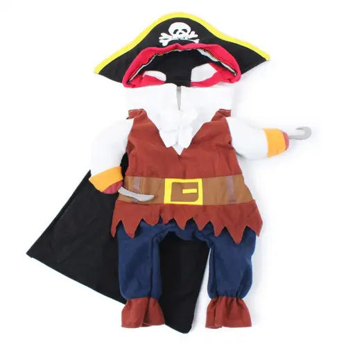 Cowboy & Pirate Cat Dog Halloween Costume