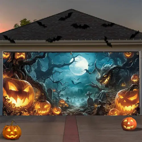 Halloween Garage Door Decoration