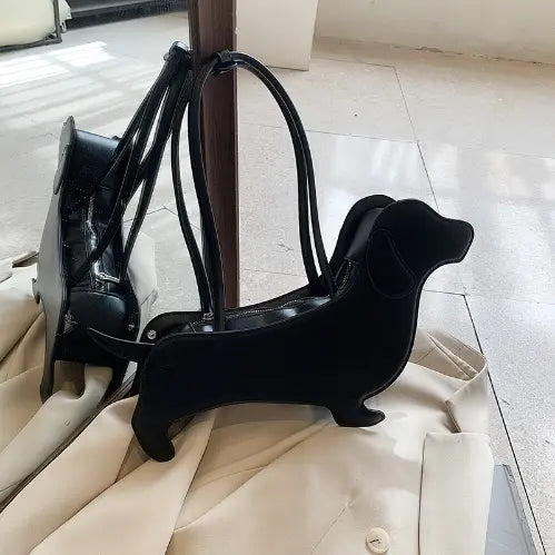 Daschund Crossbody Bag Purse