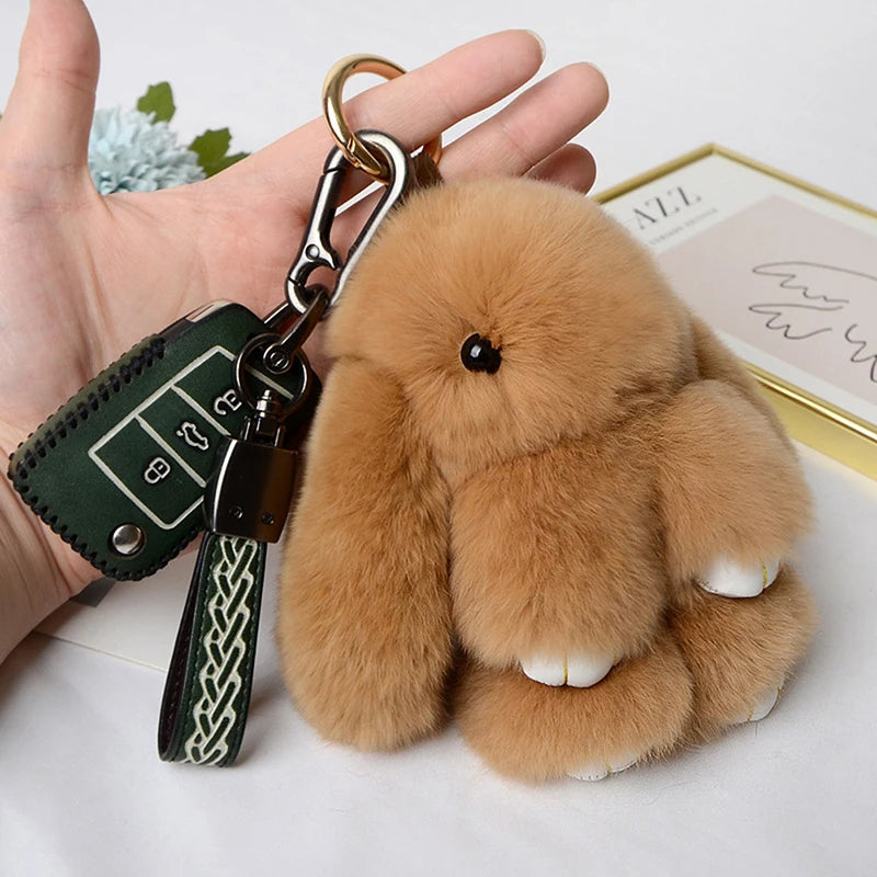 Rabbit Plush Key Chain Bag Pendant