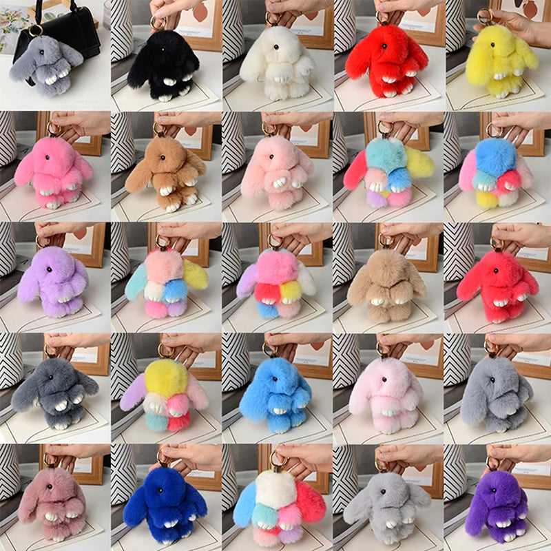 Rabbit Plush Key Chain Bag Pendant