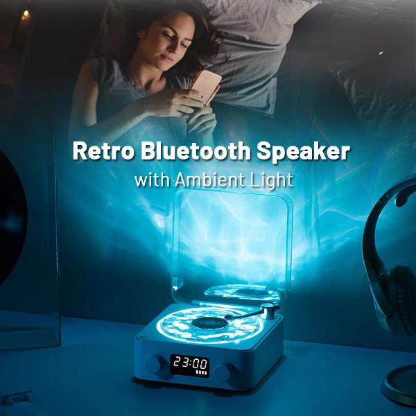 Vintage Vinyl Bluetooth Audio Player