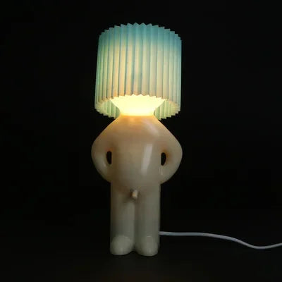 Little Shy Man Weener And Golden Man Night Lamp