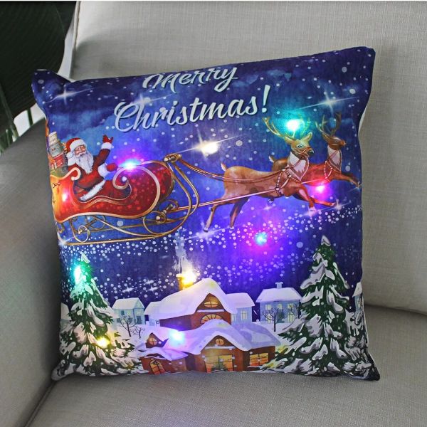 2023 Christmas LED Cushion Cover (45 cm)