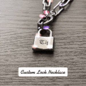 Handmade Personalized Lock Necklace