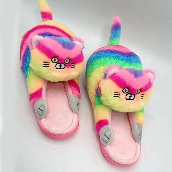 Cuddly Cat Winter Slippers