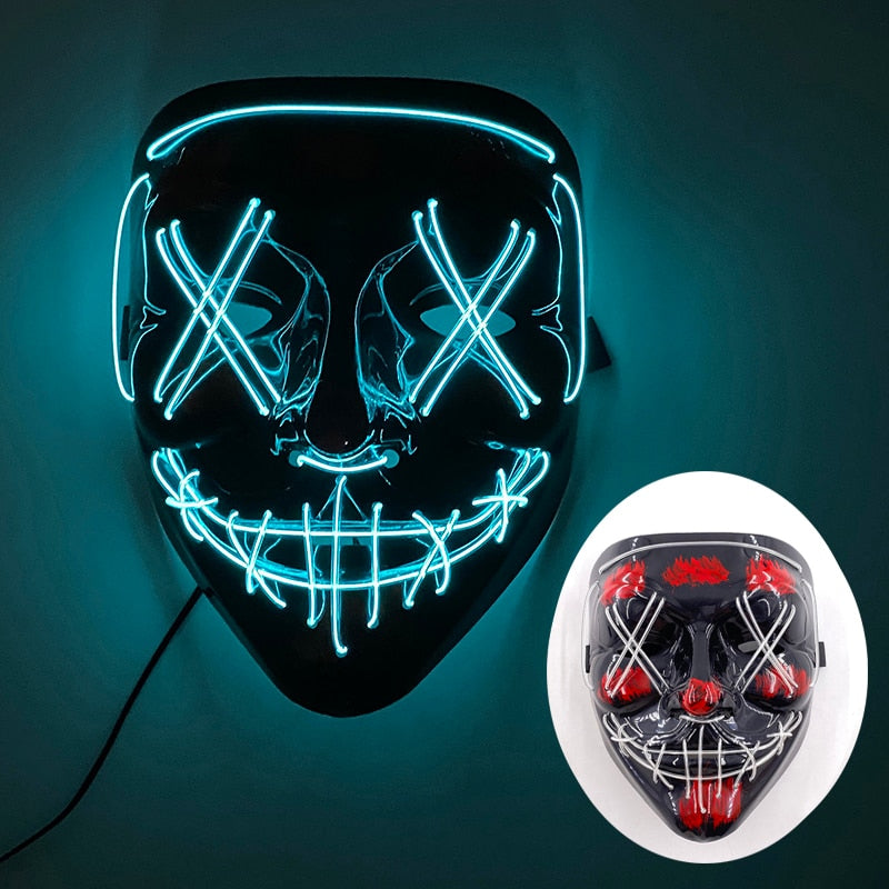 2023 Halloween LED Purge Mask