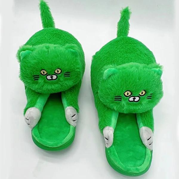 Cuddly Cat Winter Slippers