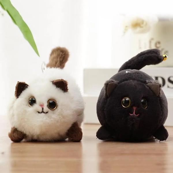 FREE GIFT ( U.P. $24.99) : Wagging Tail Cat Plush Key Chain Bag Pendant