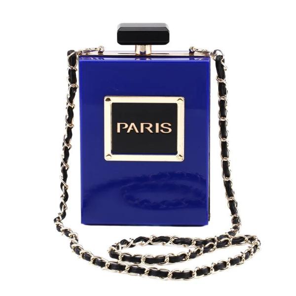 Acrylic Paris Perfume Crossbody Style Handbag