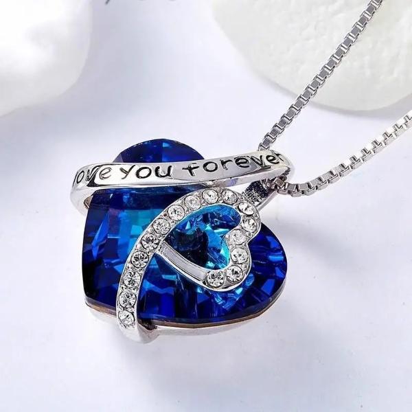 I LOVE YOU FOREVER HEART NECKLACE