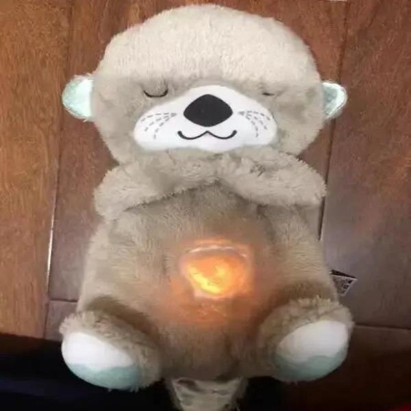 Heartbeat Aid Puppy Toy Plush Otter