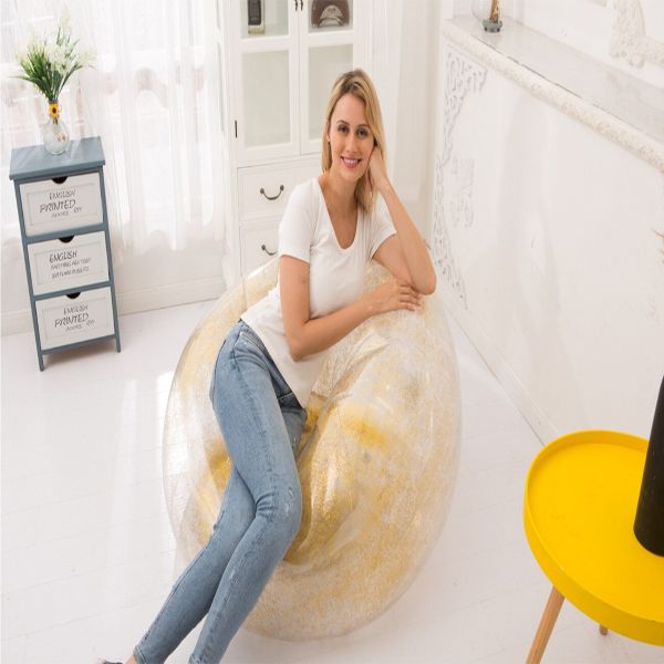 Airy Throne Inflatable Transparent Chair