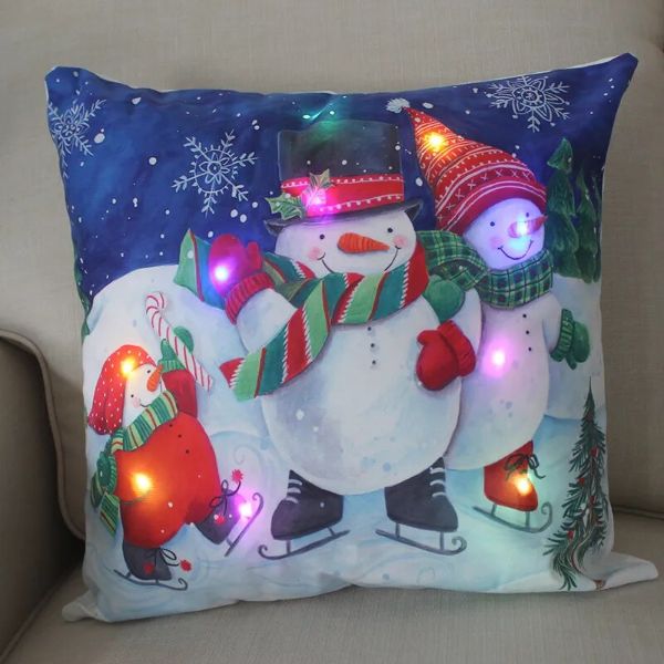 2023 Christmas LED Cushion Cover (45 cm)