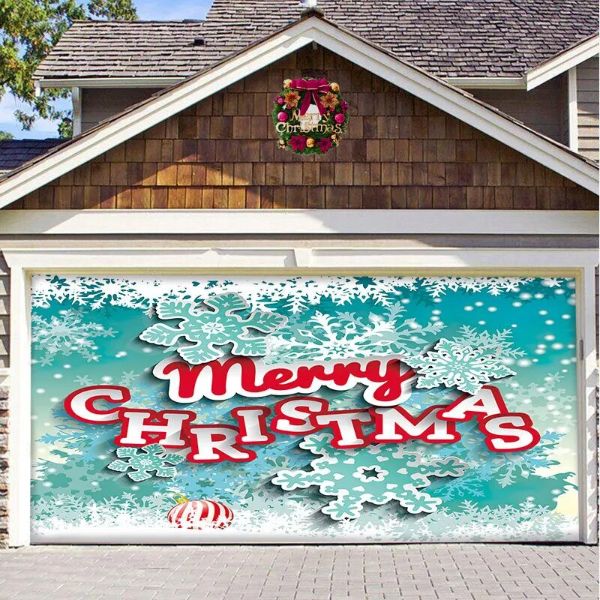 Christmas Garage Door Decoration – Barkermeow