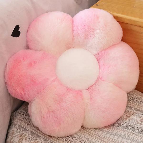 SOFA-LICIOUS Premium Fluffy Flower Throw Pillow