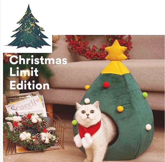 Christmas Tree Cat Bed ( LIMITED EDITION)