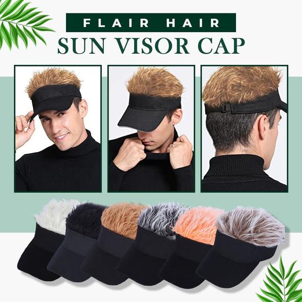Amazing Flair Hair Visor Cap - Dealbagco