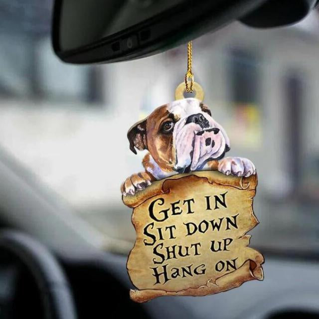 Two Sided Dog Ornament