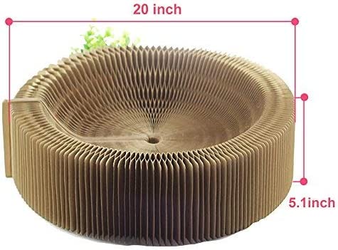 Cat Scratcher Lounger Accordion Bed