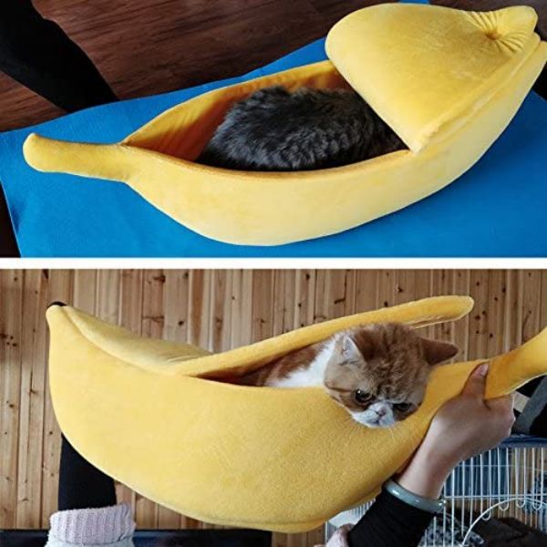 Banana Cat Bed