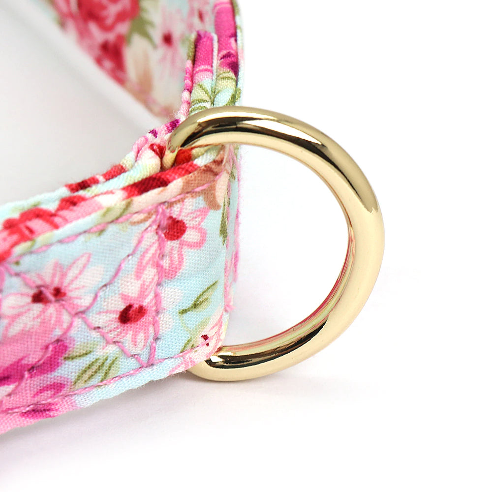 Personalized Floral Dog Collar