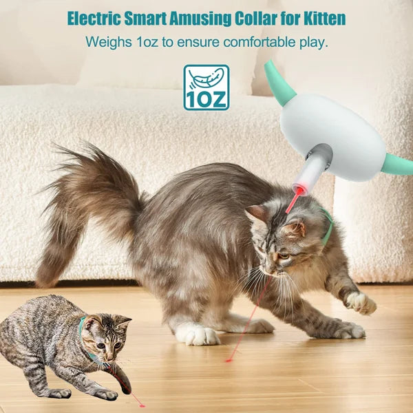 Electric Smart Amusing LED Collar Interactive Cat Toys