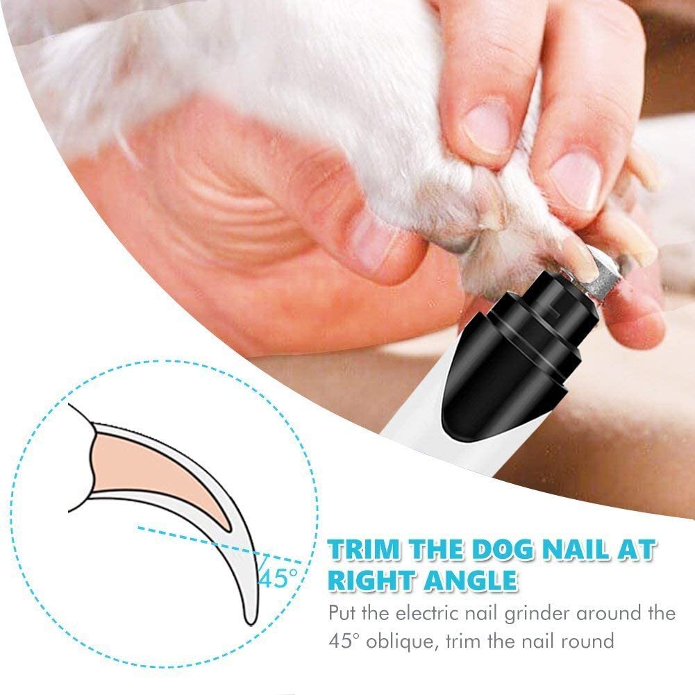 PAWSUNDAY PET NAIL GRINDER FOR DOGS & CATS