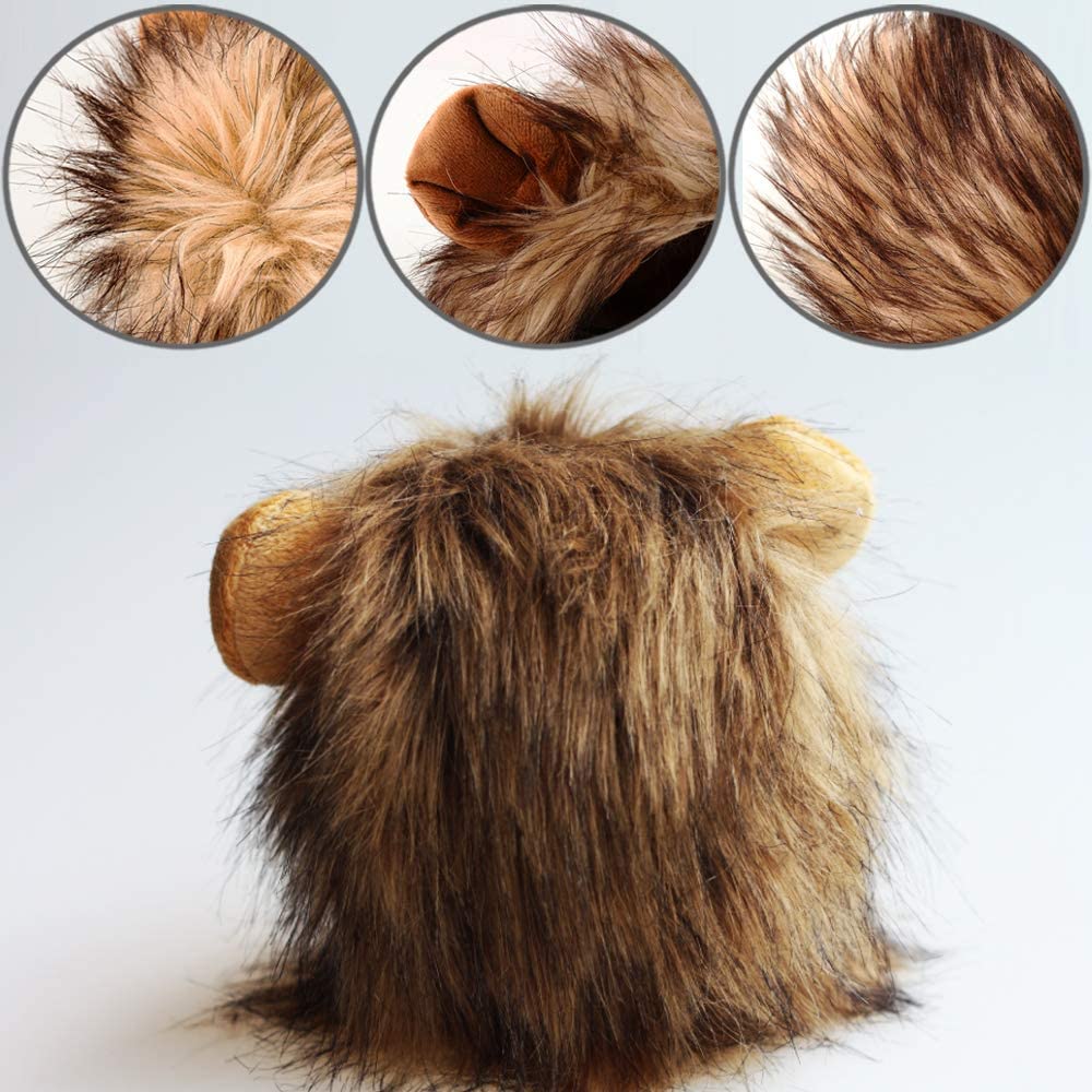 Lion Mane Cat Wigs For Halloween