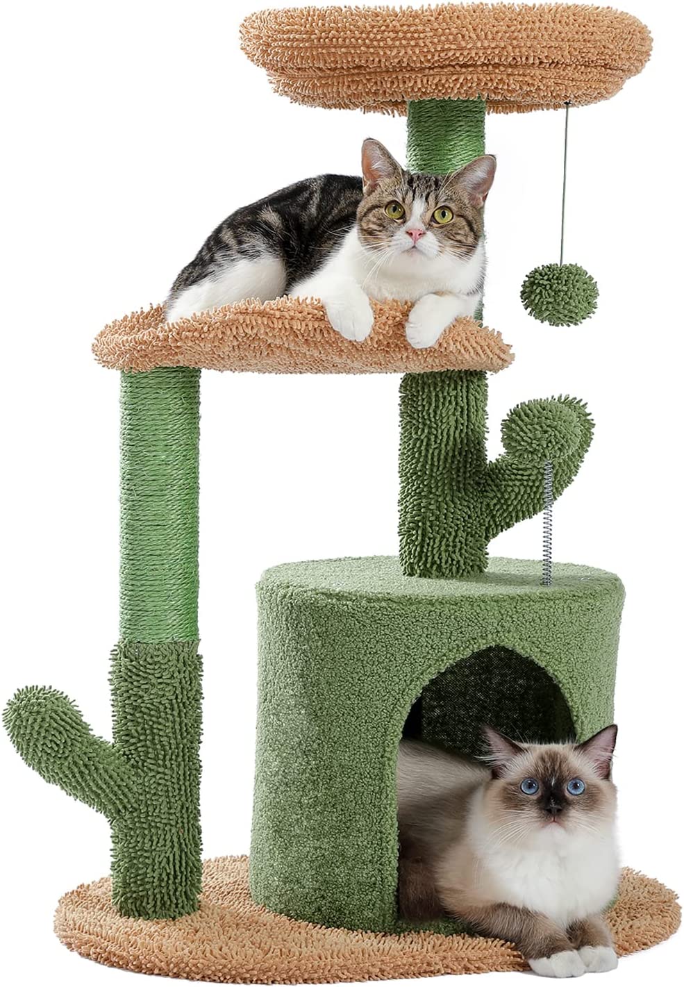 Cactus Cat Tree Tower With Scratching Post