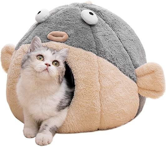 Kawaii Fish Cat Bed