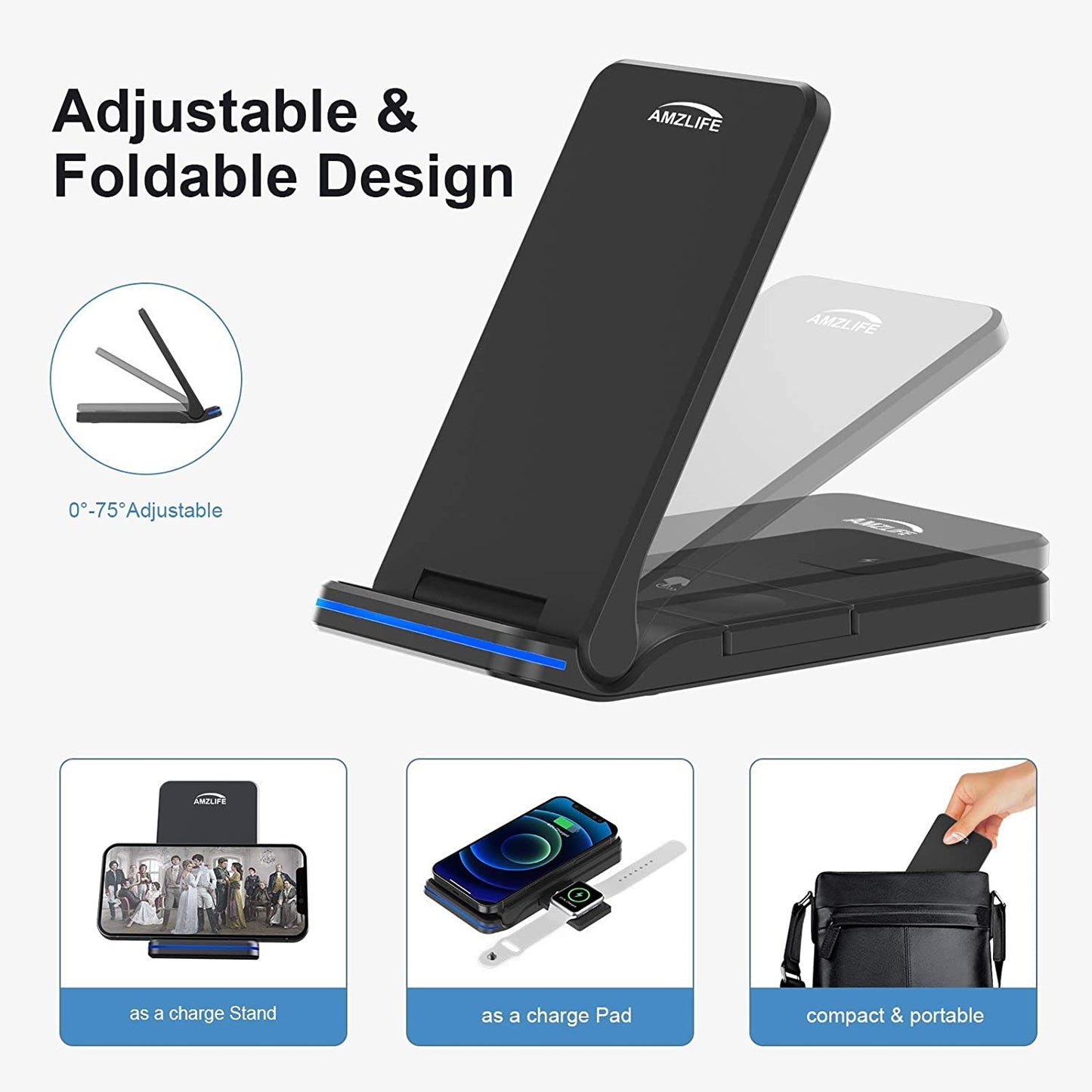 Wireless 3-in-1 Fast Charging Station