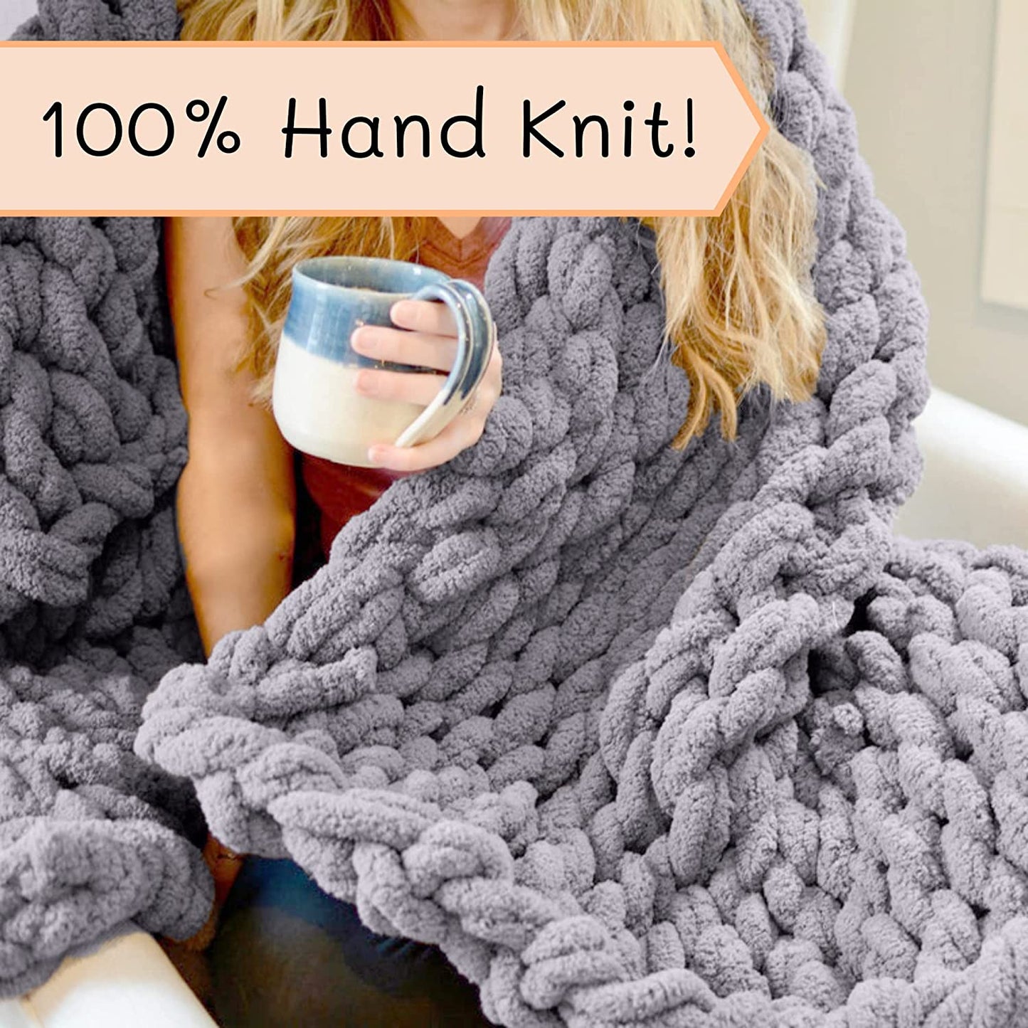 Knit Blanket Throw