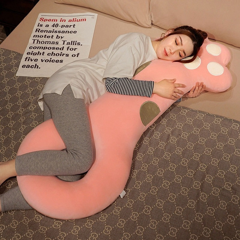Kawaii Long Cat Paw Full Body Pillow