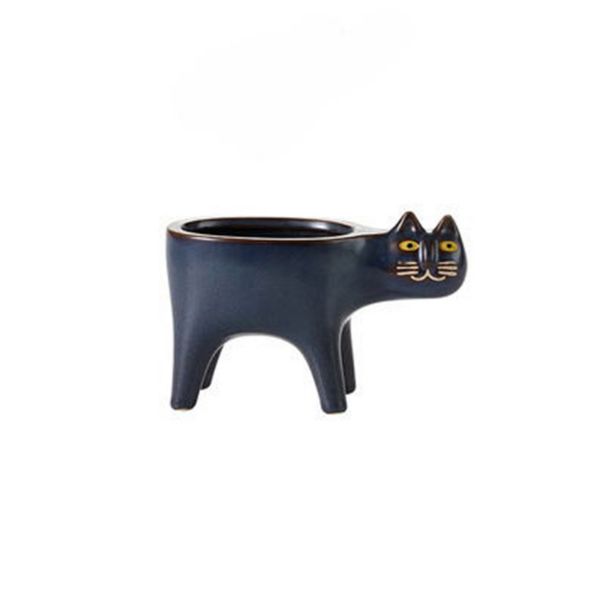 Handmade Ceramic Cat Design Planter